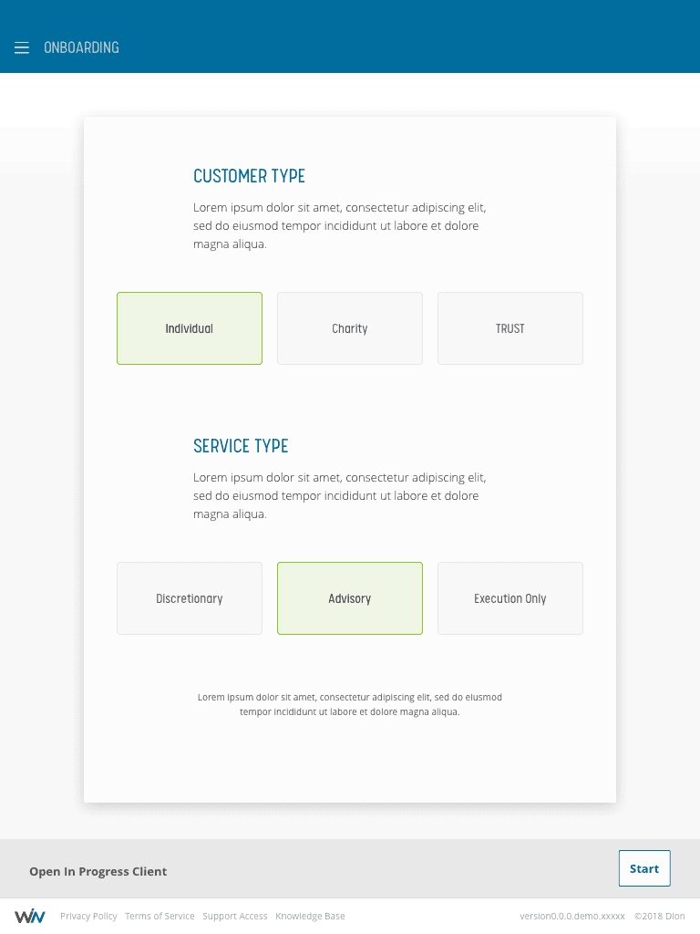 Contact details screen with phone numbers and email address entry fields.